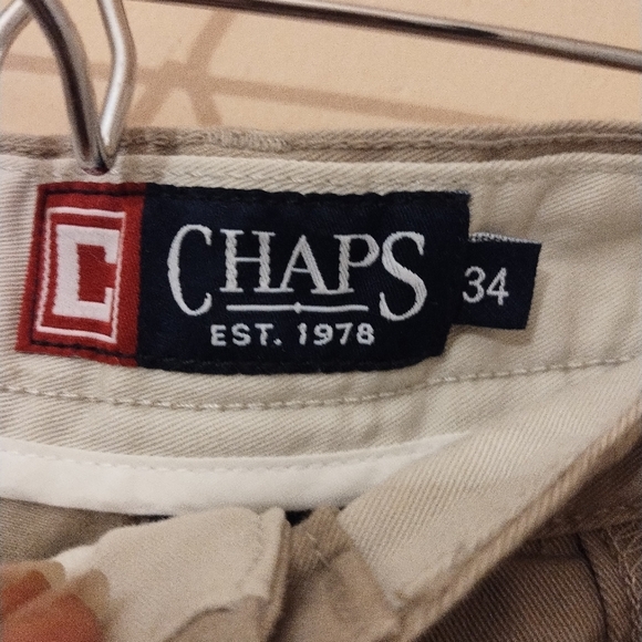 Chaps Men's Tan Cargo Shorts Size 34 - Picture 3 of 6
